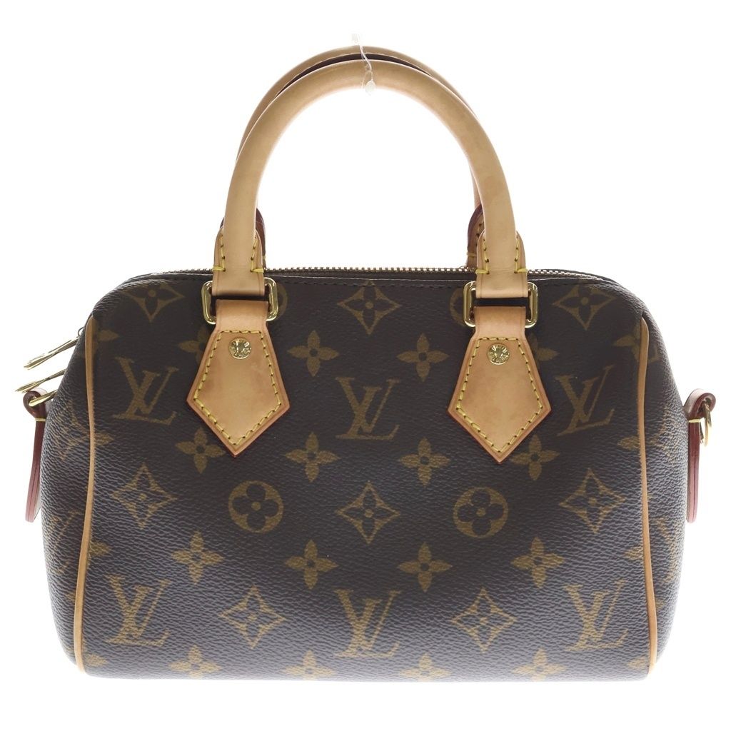 LOUIS VUITTON (ルイヴィトン) スピーディ バンドリエール20 2WAYバッグ ミニボストンバッグ ハンドバッグ ブラウン レザー×PVC M46594 ゴールド金具