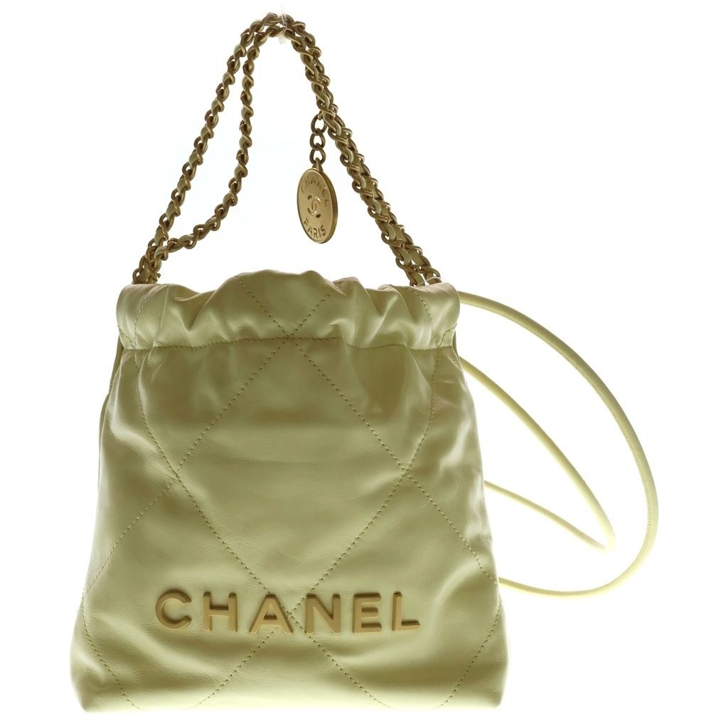 CHANEL (シャネル) シャネル22 ミニバッグ 巾着バッグ ショルダー