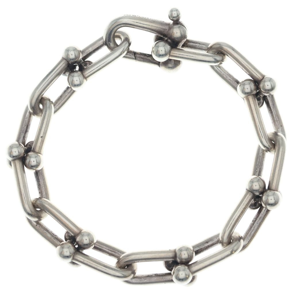 TIFFANY & Co. (ティファニー) ハードウェア ラージ チェーン ブレスレット シルバー 14コマ 925