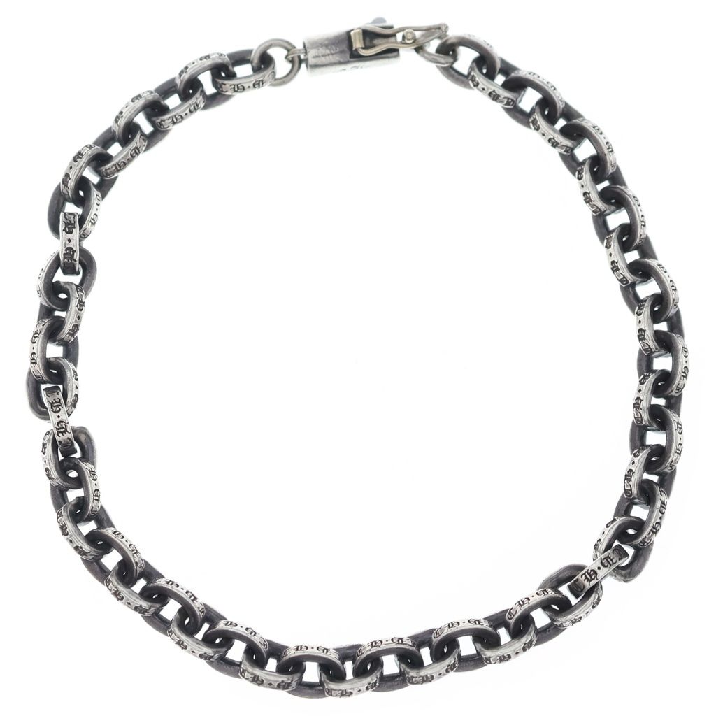 CHROME HEARTS (クロムハーツ) PAPER CHAIN ペーパーチェーン ブレスレット シルバー BCA178