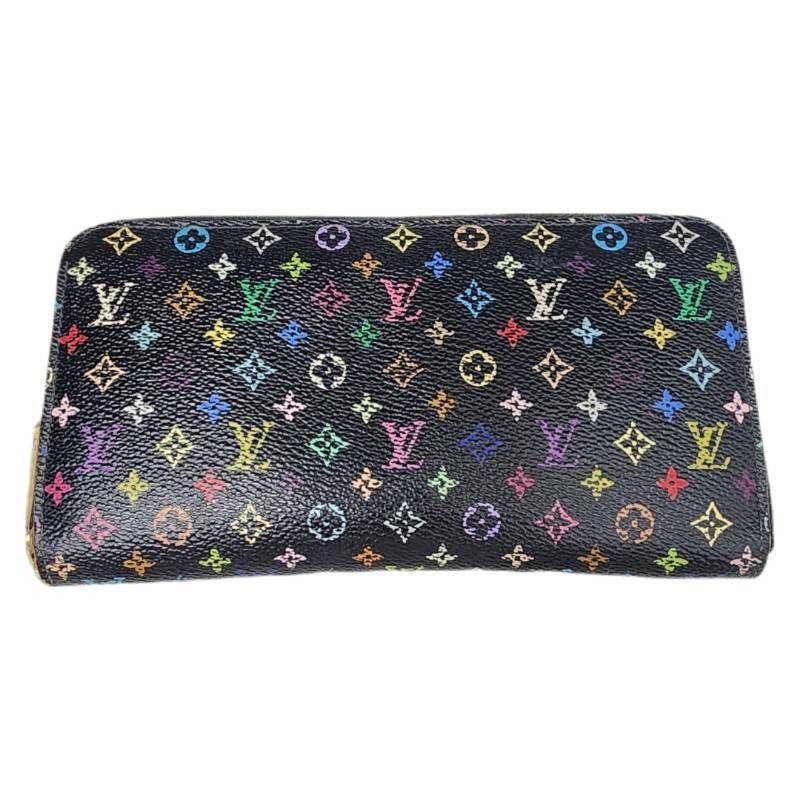 LOUIS VUITTON ルイヴィトン ジッピーウォレット M60243 マルチカラー モノグラム マルチカラー 長財布 レディース 【中古】 52605K477