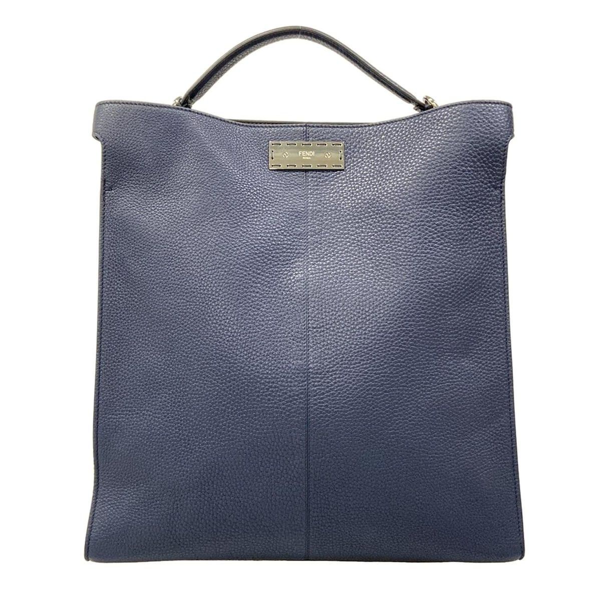 FENDI(フェンディ) ハンドバッグ ピーカブーエックスライトフィット 7VA447 ネイビー レザー