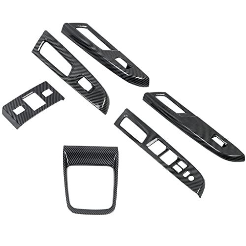 R◆【HIGH FLYING 】スバル WRX S4 VAG WRX STI VAB レヴォーグ VMG /VM4 前期 2014-2017年7月(A/B/C型） に適用カーボン調 インテリアパネル ドアスイッチパネル ＆ コンソールスイッチ 5970a954