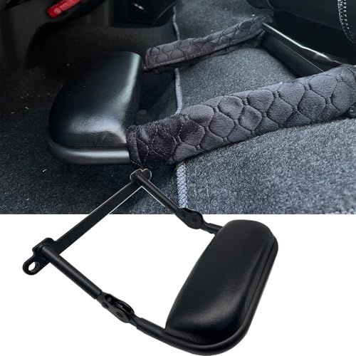 R◆ハイエース フットレスト200系１型~8型対応 助手席専用 折畳める レザークッション付 足おき台 巻き込みカバー付き 9a8dacfe