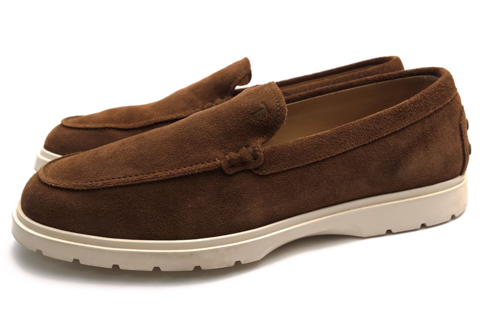 トッズ／TOD'S ヴァンプローファー シューズ 靴 メンズ 男性 男性用 スエード スウェード レザー 革 本革 ブラウン 茶 XXM59K00040RE0S818 PANTOFOLA IBRIDO ESTIVO スリッポン