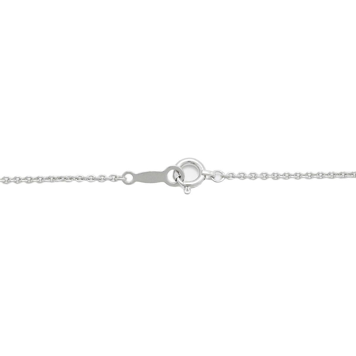 ミキモト MIKIMOTO K18WG ホワイトゴールド パール ダイヤ ネックレス 