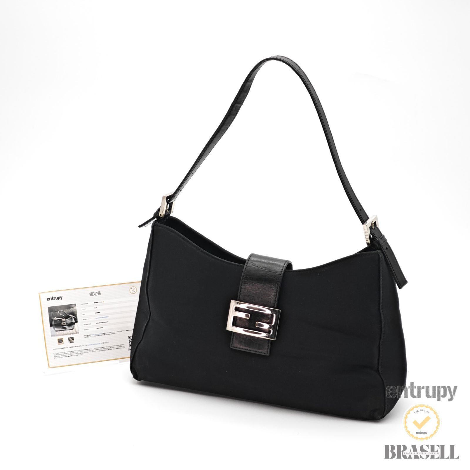 FENDI マンマバケット 9161150001 バッグ ハンドバッグ ブラック レディース メンズ