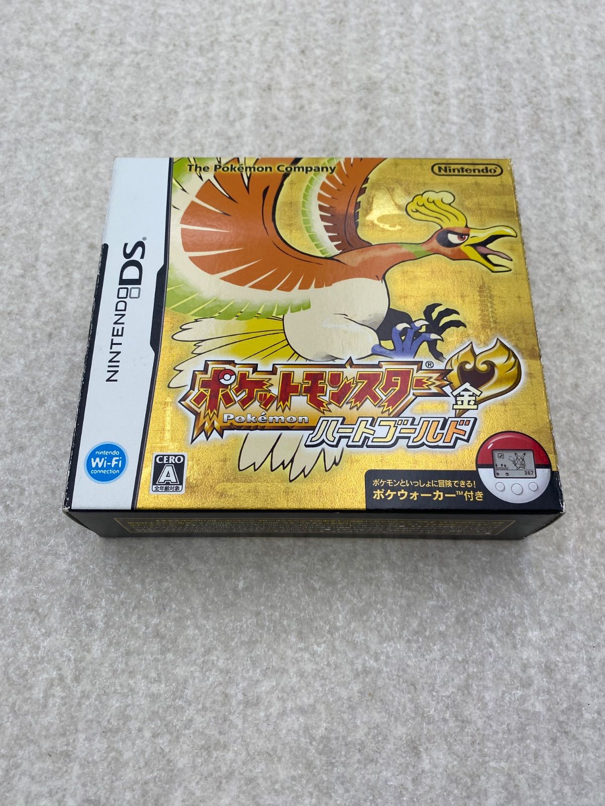 【ポケウォーカー（専用フック付）・ポケウォーカー取扱説明書同梱】ポケットモンスター ハートゴールド　ニンテンドーDS