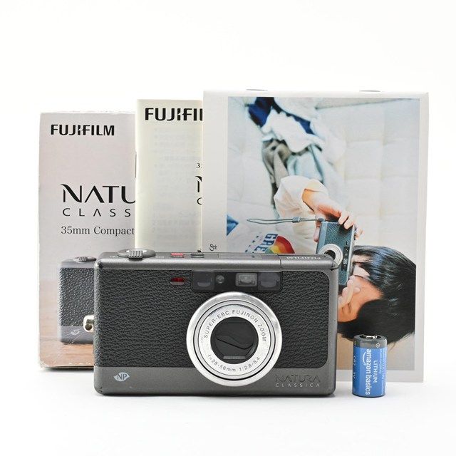 ＜並品＞ FUJIFILM NATURA CLASSICA｜コンパクトフィルムカメラ｜動作快調｜実用品｜電源ボタンやや強押しで起動｜外観使用感あり｜人気のナチュラシリーズ