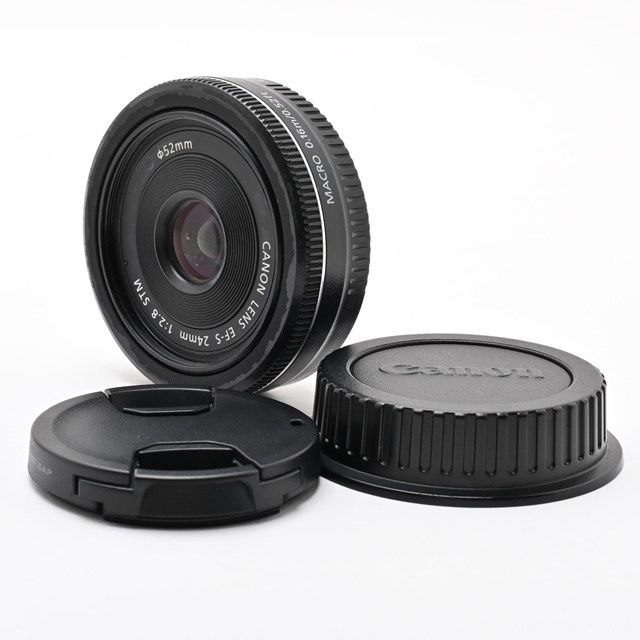 ♥薄型パンケーキ♥Canon EF-S 24mm F2.8 STM♥単焦点レンズ Kissと