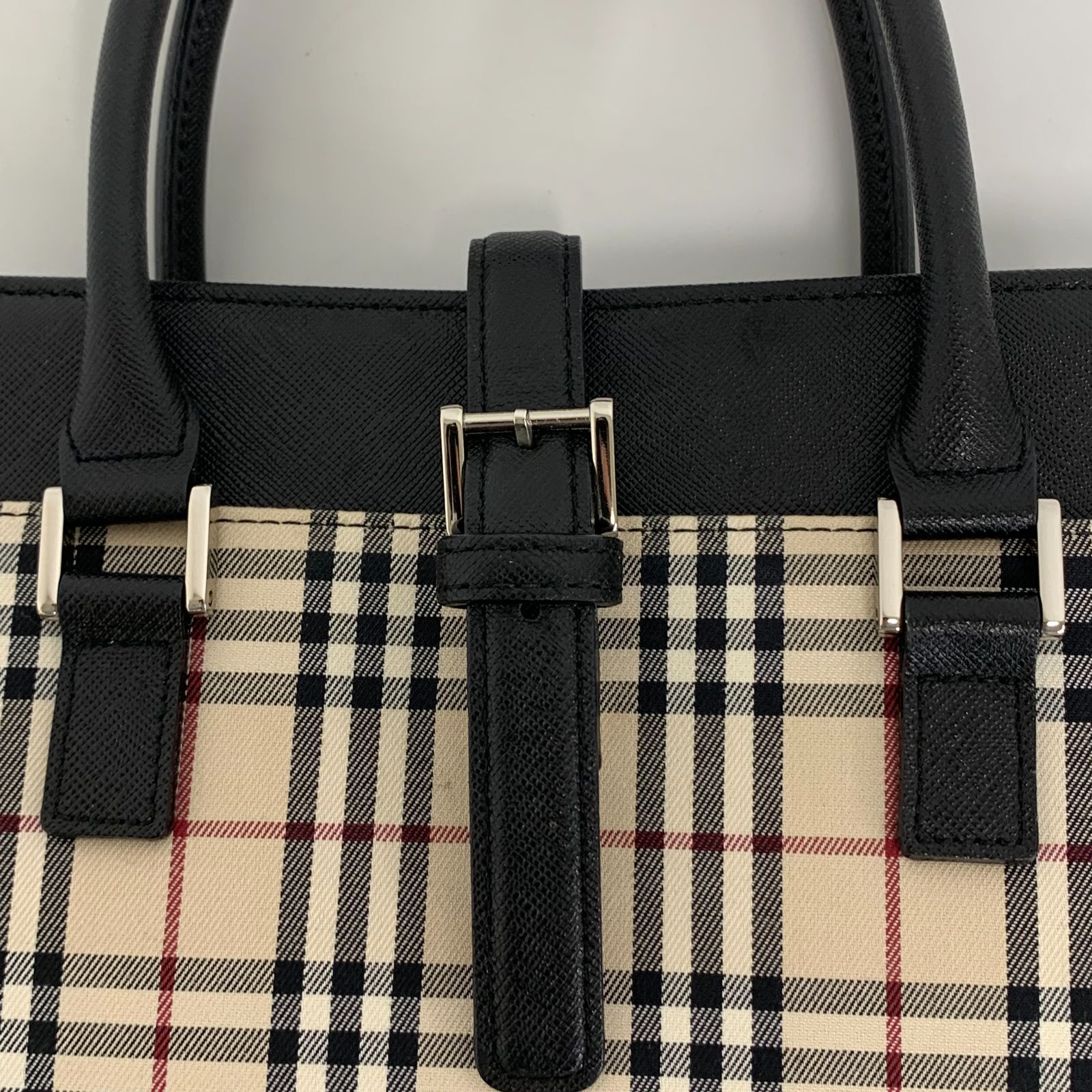 美品】BURBERRY バーバリー ハンドバッグ トートバッグ ノバチェック