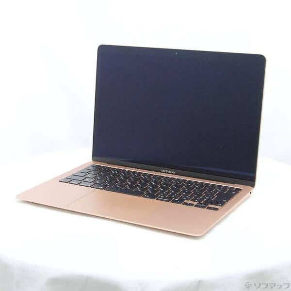 ソフマップ 〔中古品〕 MacBook Air 13.3-inch Late-2020 MGND3J／A Apple M1 8コアCPU_7コアGPU 16GB SSD256GB ゴールド 〔26.3 Tahoe〕【349】