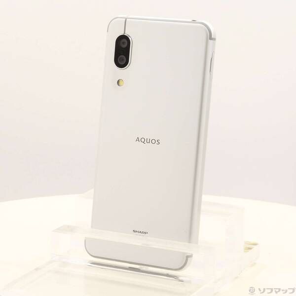 ソフマップ 〔中古品〕 AQUOS sense3 64GB シルバーホワイト SHV45 auロック解除SIMフリー【198】