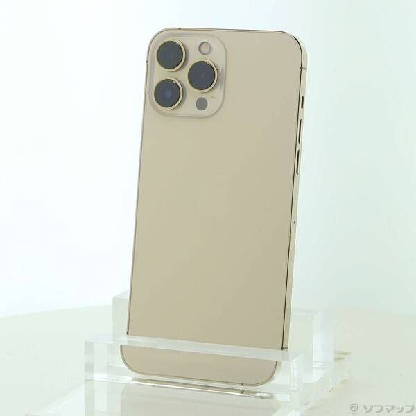 ソフマップ 〔中古品〕 iPhone13 Pro Max 128GB ゴールド MLJ63J／A SIMフリー【196】