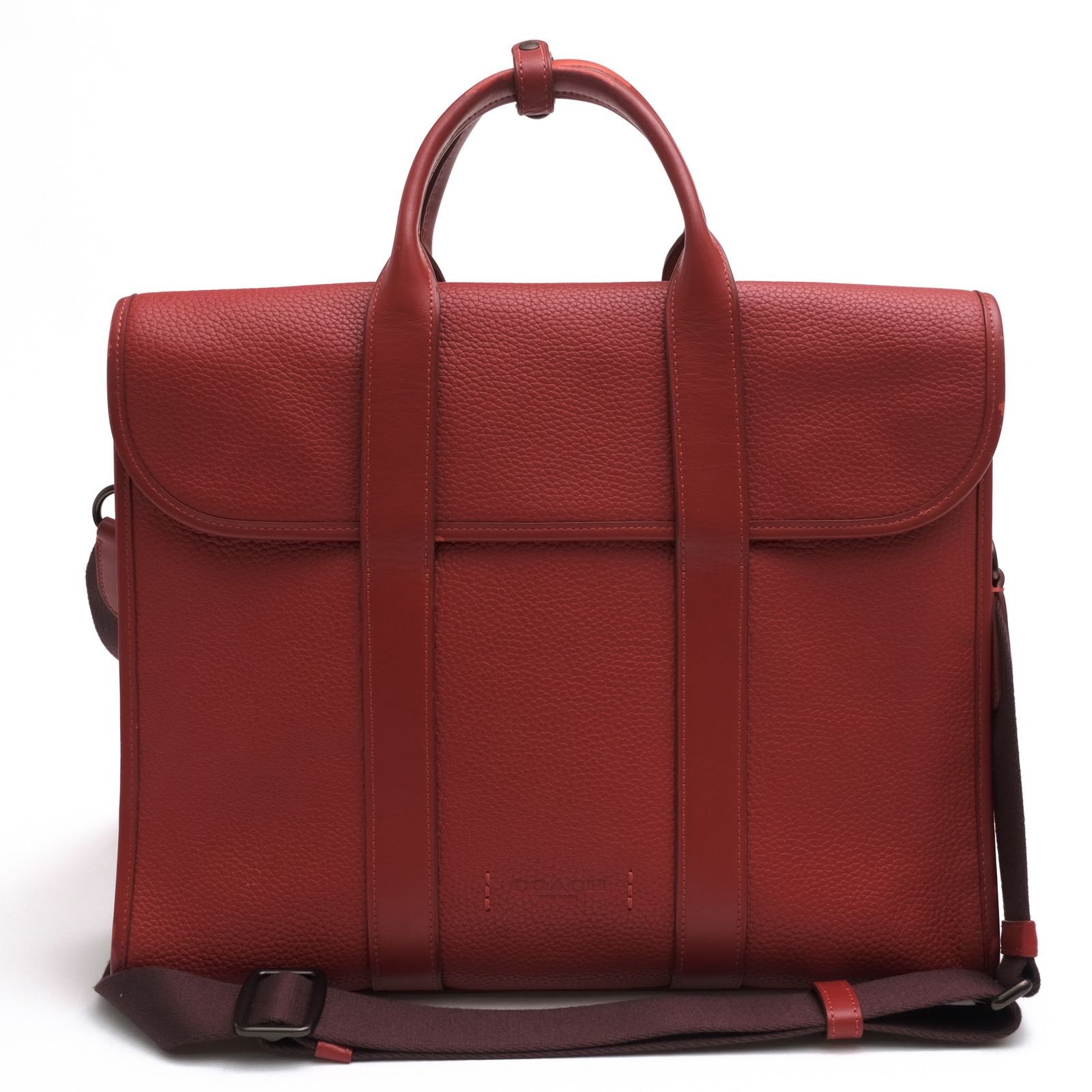 コーチ／COACH バッグ ブリーフケース ビジネスバッグ 鞄 ビジネス メンズ 男性 男性用 レザー 革 本革 レッド 赤 C5318 Gotham Portfolio Bag ゴッサム ポートフォリオ A4サイズ収納可 ノートPC収納可 2WAY ショル 17,538円