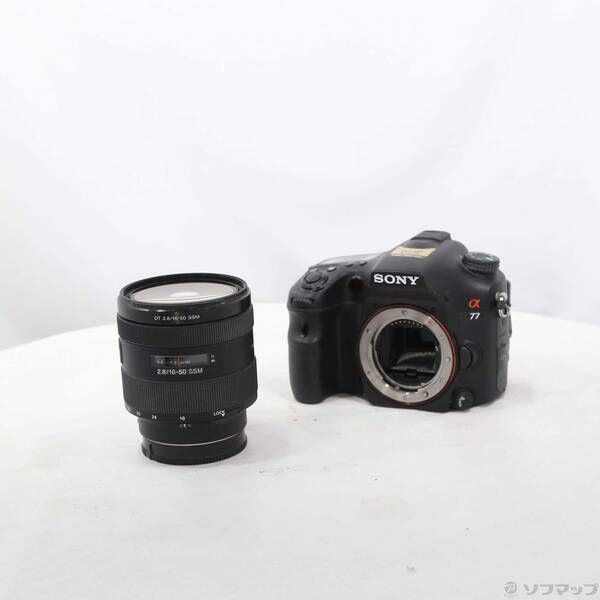 ソフマップ 〔中古品〕 α77 SLT-A77VQ ズームレンズキット (2430万画素／SDXC／MS DUO)【262】