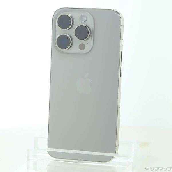 ソフマップ 〔中古品〕 iPhone15 Pro 128GB ナチュラルチタニウム MTU93J／A SIMフリー【198】