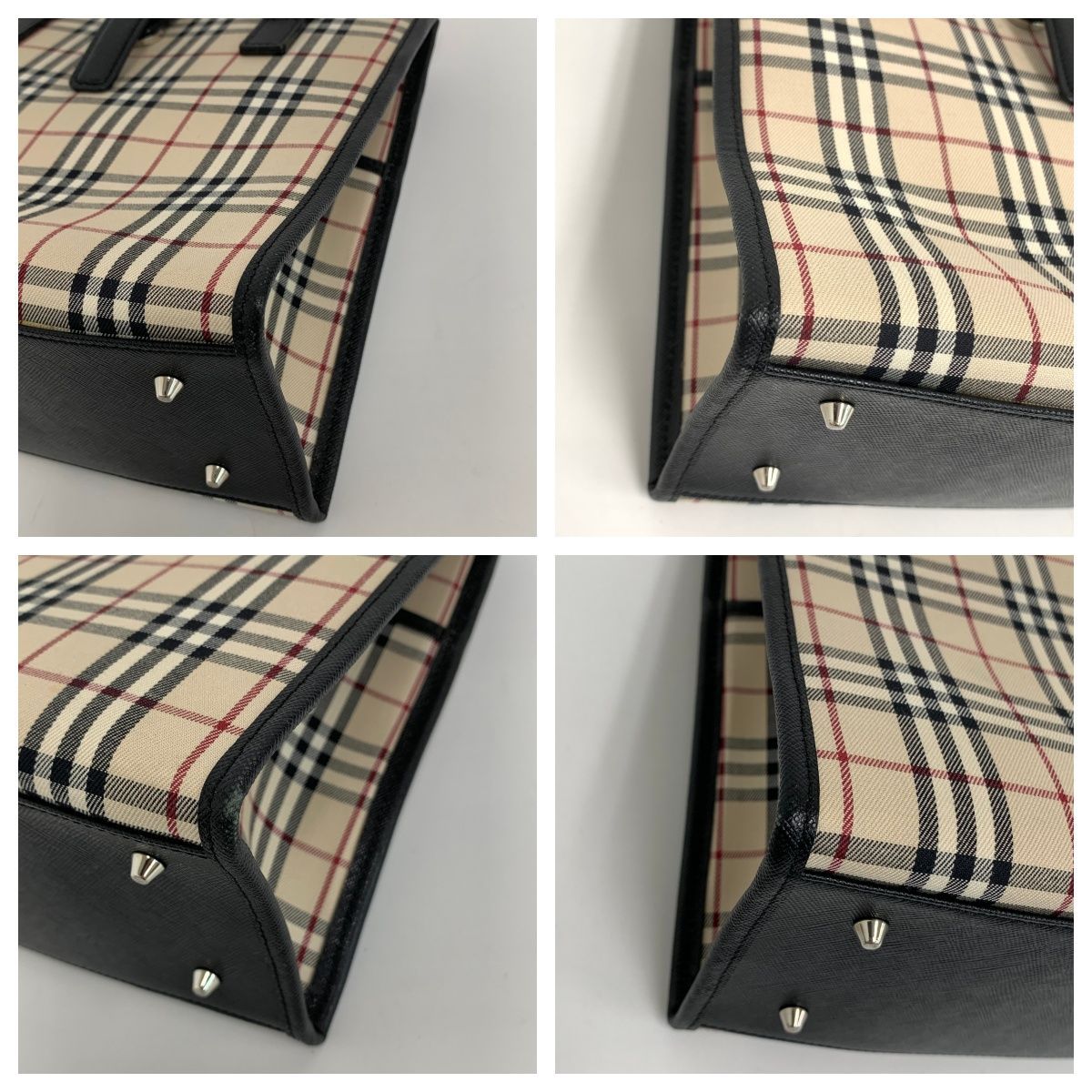美品】BURBERRY バーバリー ハンドバッグ トートバッグ ノバチェック