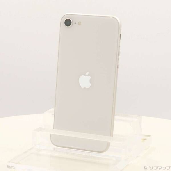 ソフマップ 〔中古品〕 iPhone SE 第3世代 64GB スターライト MMYD3J／A SIMフリー【251】