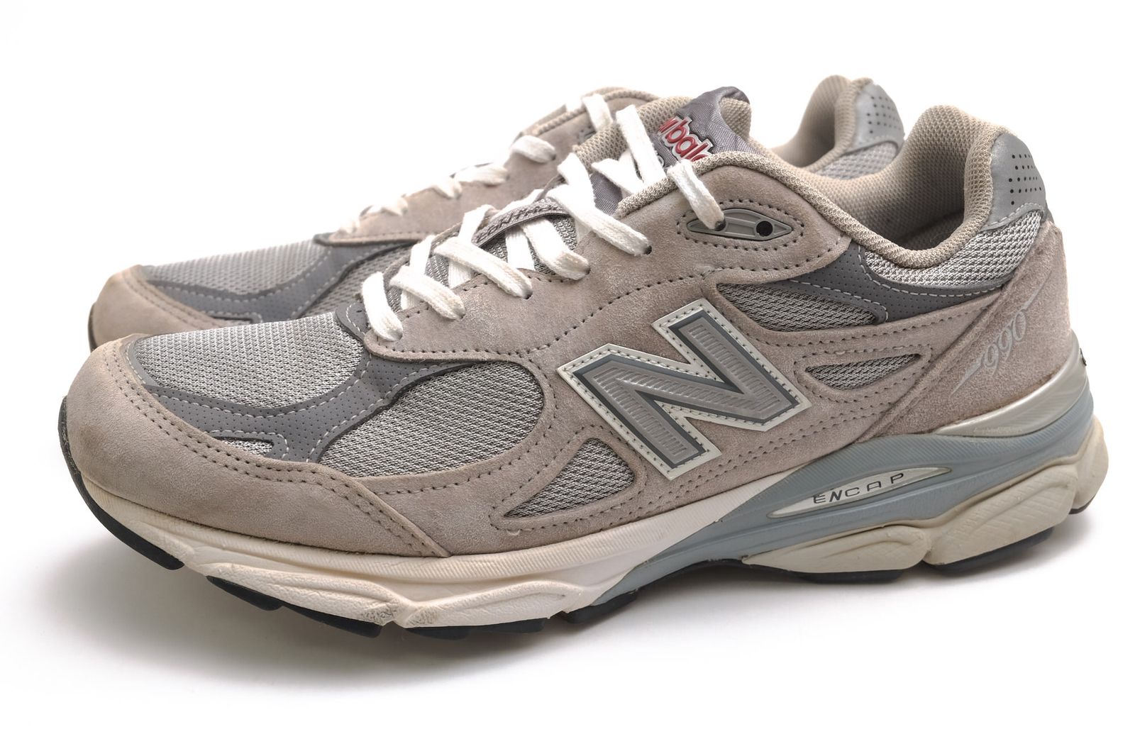 ニューバランス／NEW BALANCE シューズ スニーカー 靴 ローカット メンズ 男性 男性用 スエード スウェード レザー 革 本革 グレー 灰色 M990GY3