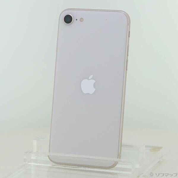 ソフマップ 〔中古品〕 iPhone SE 第3世代 128GB スターライト NMYG3J／A SIMフリー【269】