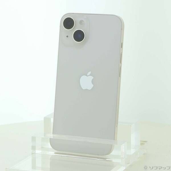 ソフマップ 〔中古品〕 iPhone14 128GB スターライト MPUQ3J／A SIMフリー【349】