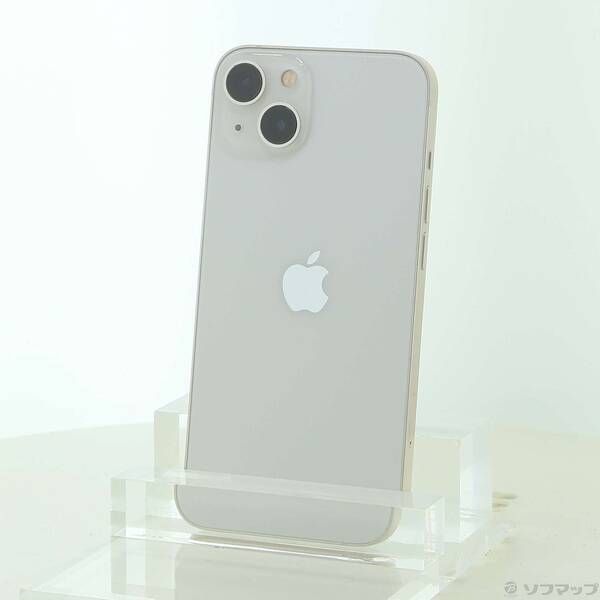 ソフマップ 〔中古品〕 iPhone13 128GB スターライト MLND3J／A SIMフリー【349】