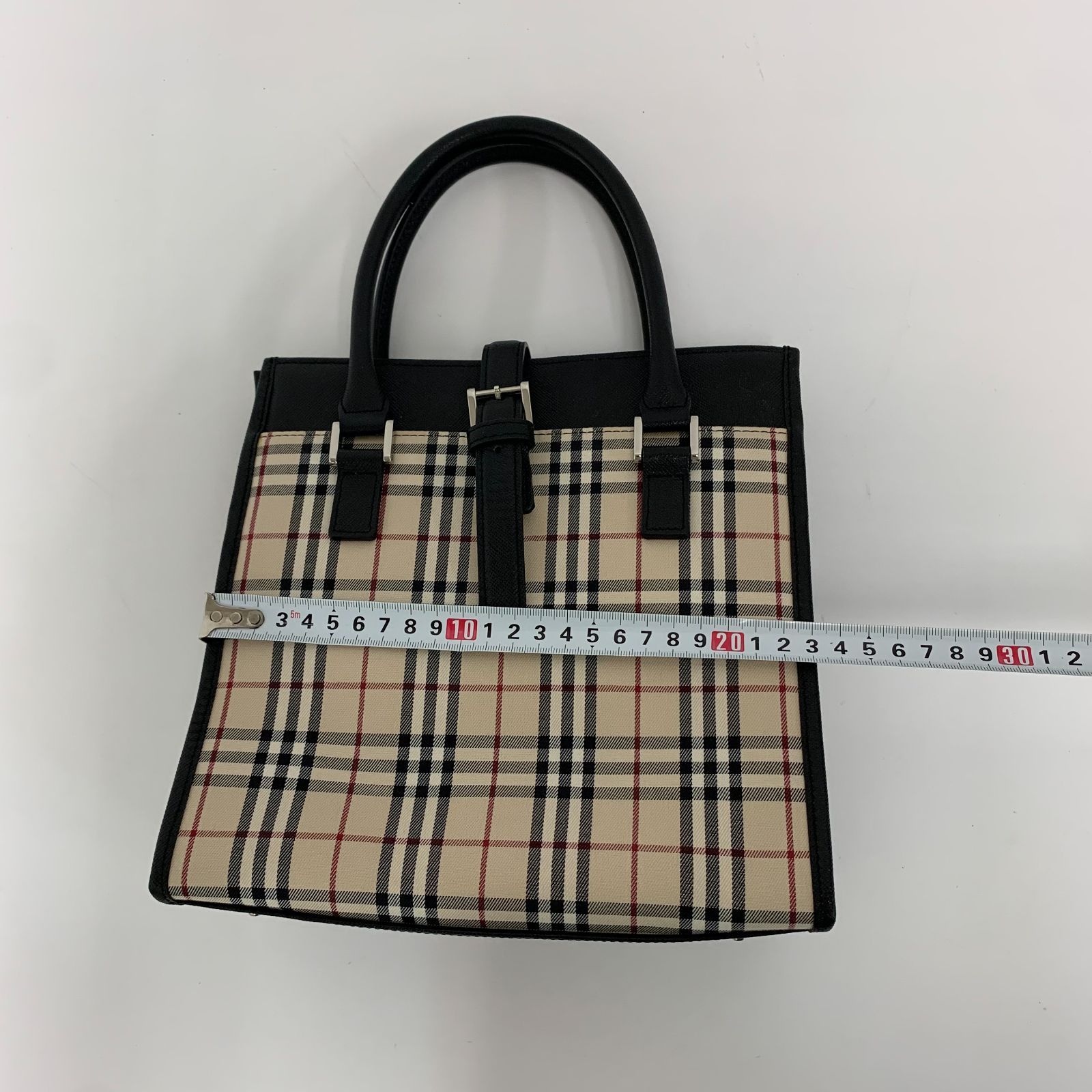 美品】BURBERRY バーバリー ハンドバッグ トートバッグ ノバチェック
