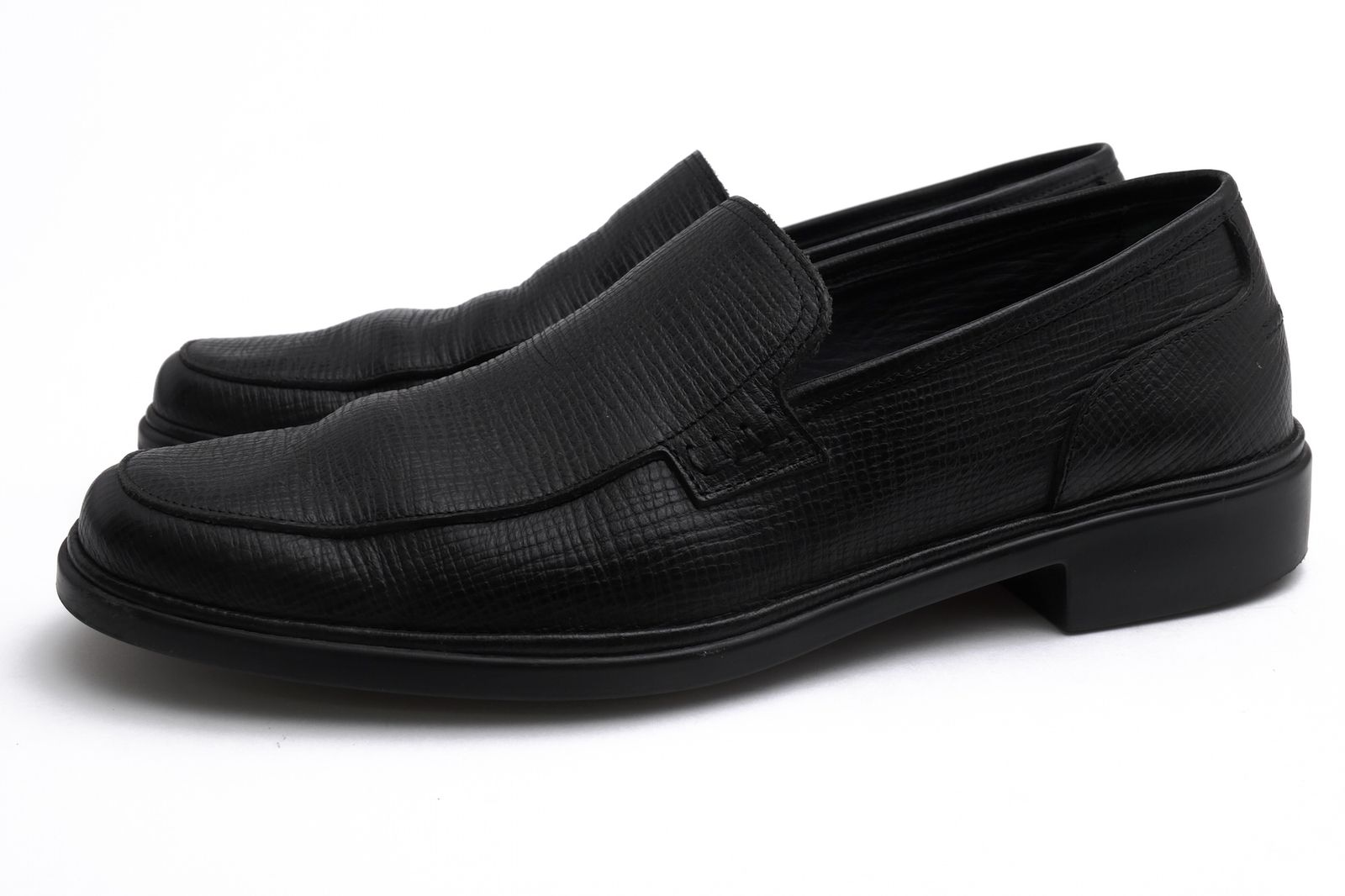 バリー／BALLY ヴァンプローファー シューズ 靴 メンズ 男性 男性用 レザー 革 本革 ブラック 黒 SAVEUR ラバーソール スリッポン
