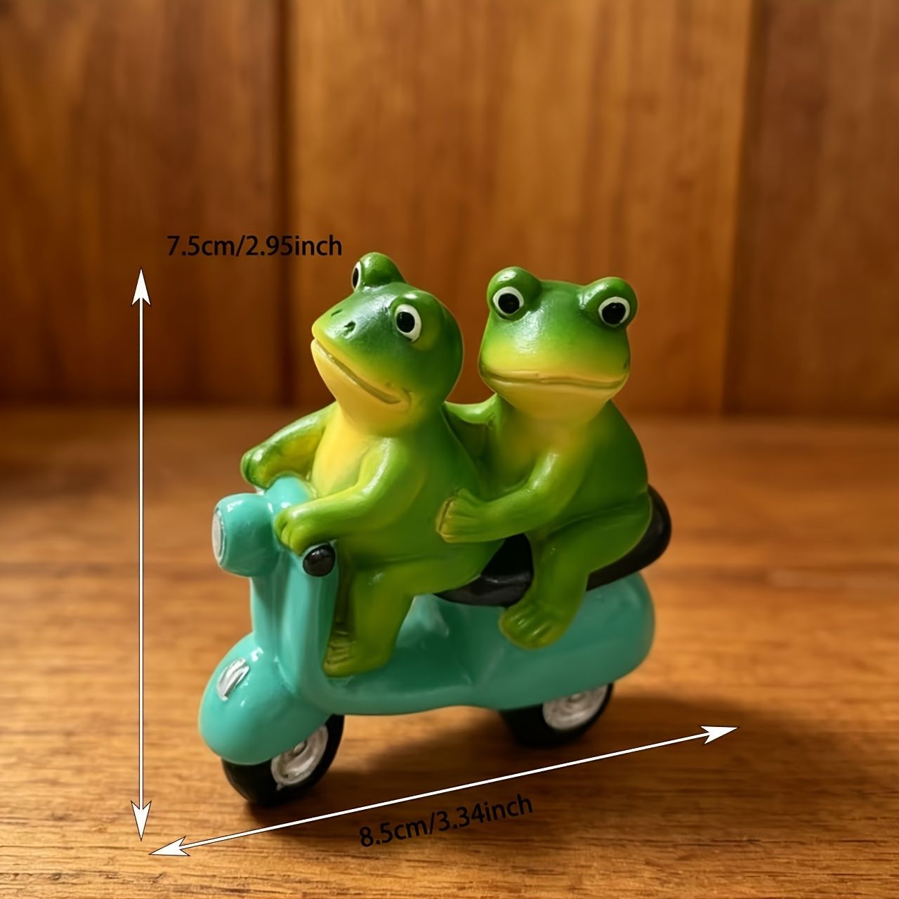 オブジェ 置物 バイクに乗っている2匹のカエル かえる インテリア
