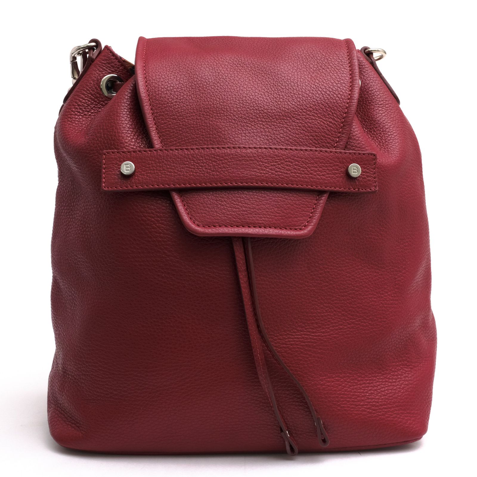 ブルックスブラザーズ／Brooks Brothers リュック バッグ バックパック レディース 女性 女性用 レザー 革 本革 レッド 赤 2WAY ハンドバッグ シボ革 シュリンクレザー 肩掛け ワンショルダーバッグ デイパック