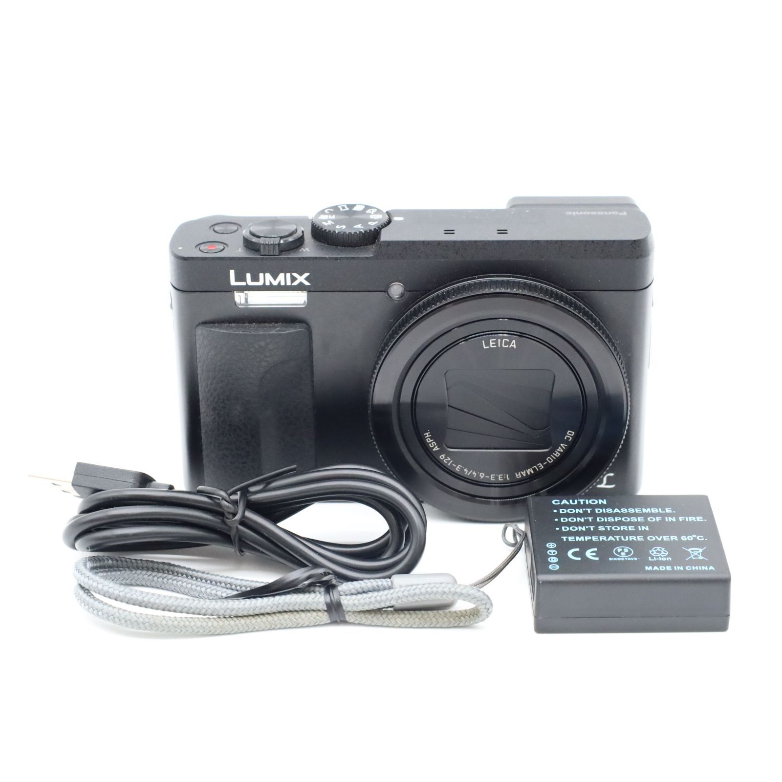 Panasonic LUMIX TZ90 ブラック 光学30倍 4K動画記録 DC-TZ90-K コンパクトデジタルカメラ
