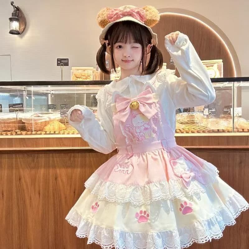 新品未使用 ロリータワンピース　ジャンパースカート　JSK　甘ロリ　姫系