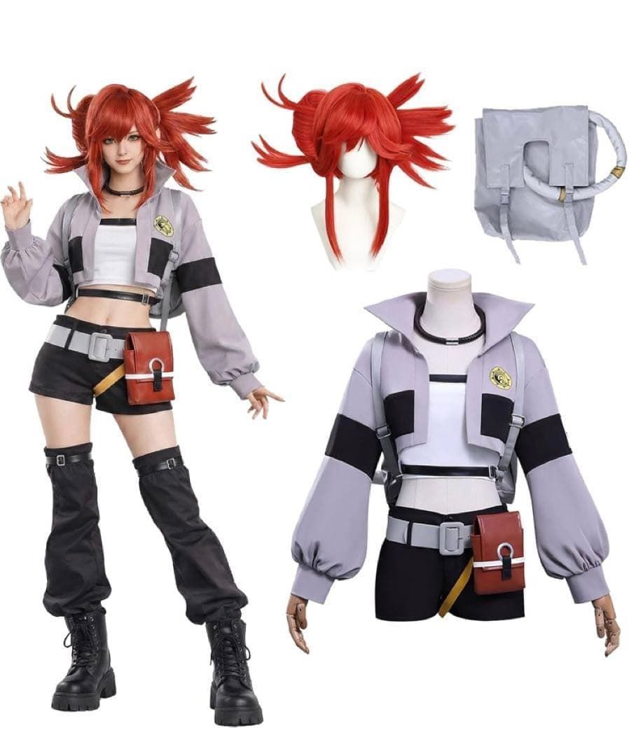 新品未使用 ガチアクタ コスプレ 衣装 アニメ 戦闘服　ウィッグ追加可