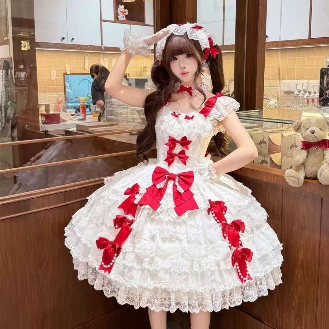 新品未使用 ミスティスターズ ロリィタJSK ホワイト