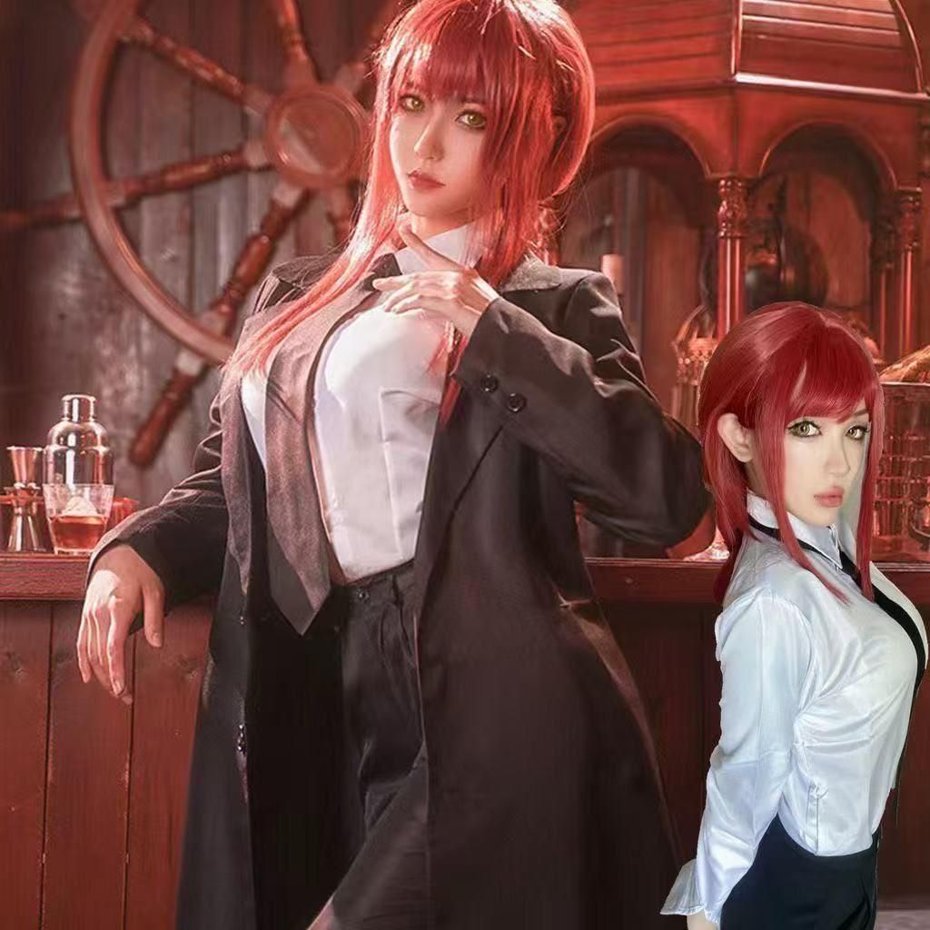 新品未使用 新品 ウィッグ付き マキマ コスプレ 衣装 チェンソーマン