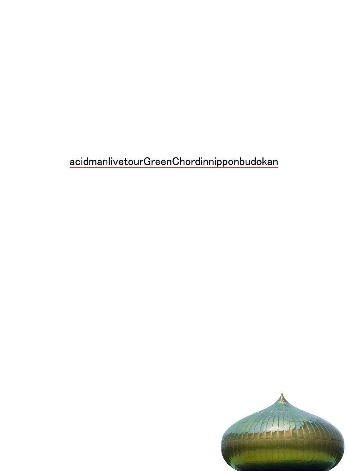 LIVE TOUR`green chord'in日本武道館 [Blu-ray]