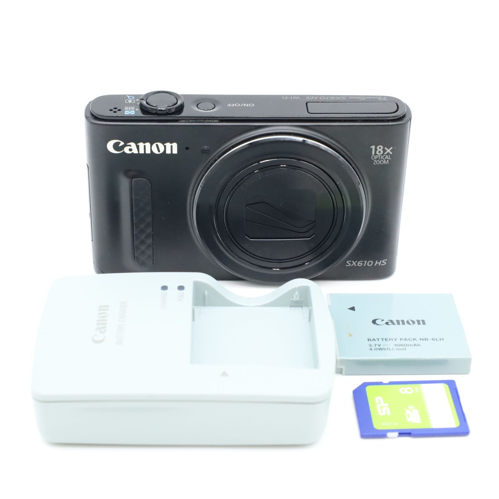 Canon PowerShot SX610 HS ブラック 光学18倍ズーム PSSX610HS(BK) デジタルカメラ