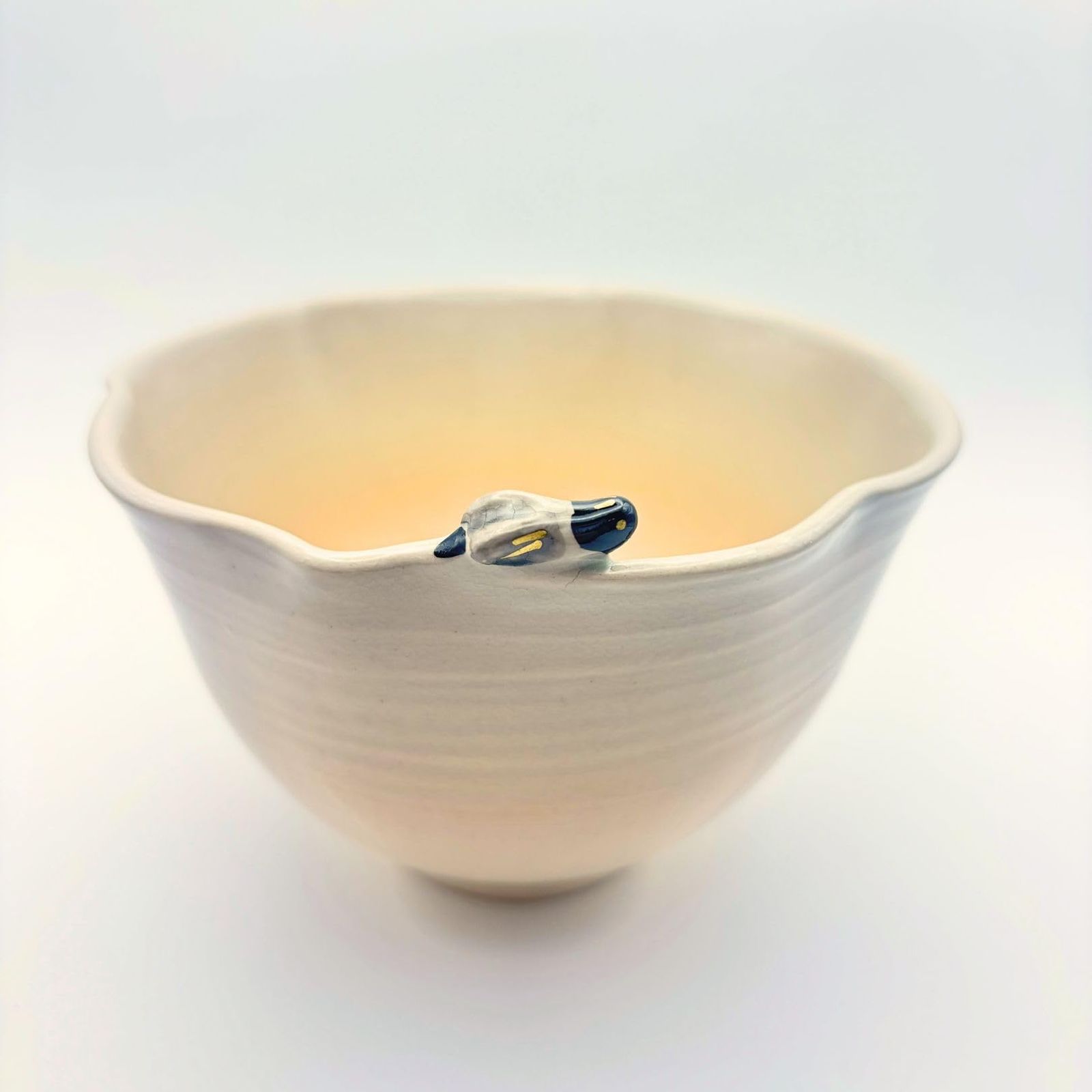 茶道具 抹茶茶碗 抹茶碗 茶道 京焼 日本製 月に秋草 茶盌 竹中洸祥作 