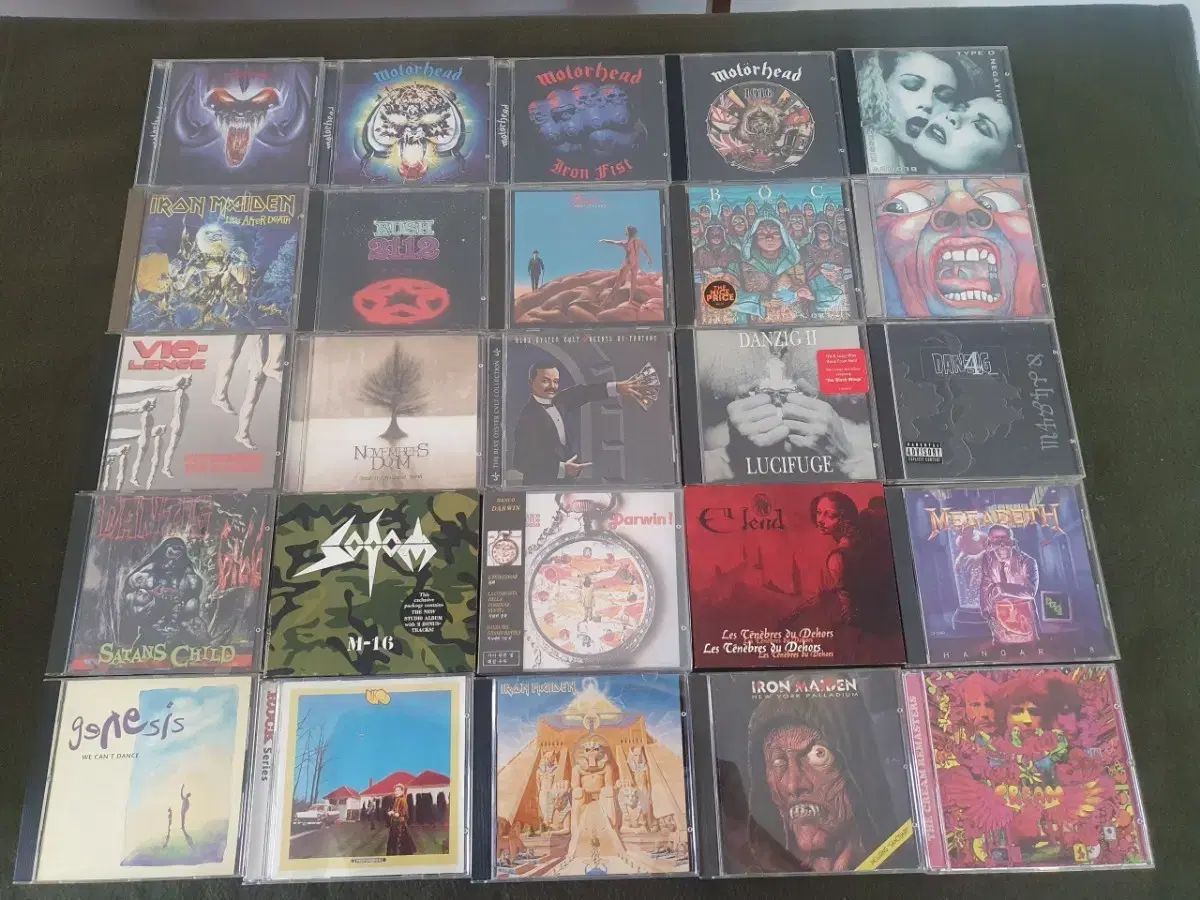 変化する ロック/メタル CD (モーターヘッド アイアン メイデン メガデス など