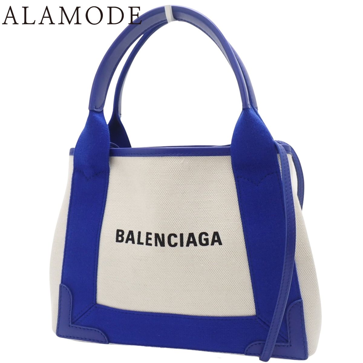 BALENCIAGA(バレンシアガ) ネイビーカバ XS ハンドバッグ 2WAY 肩掛け 