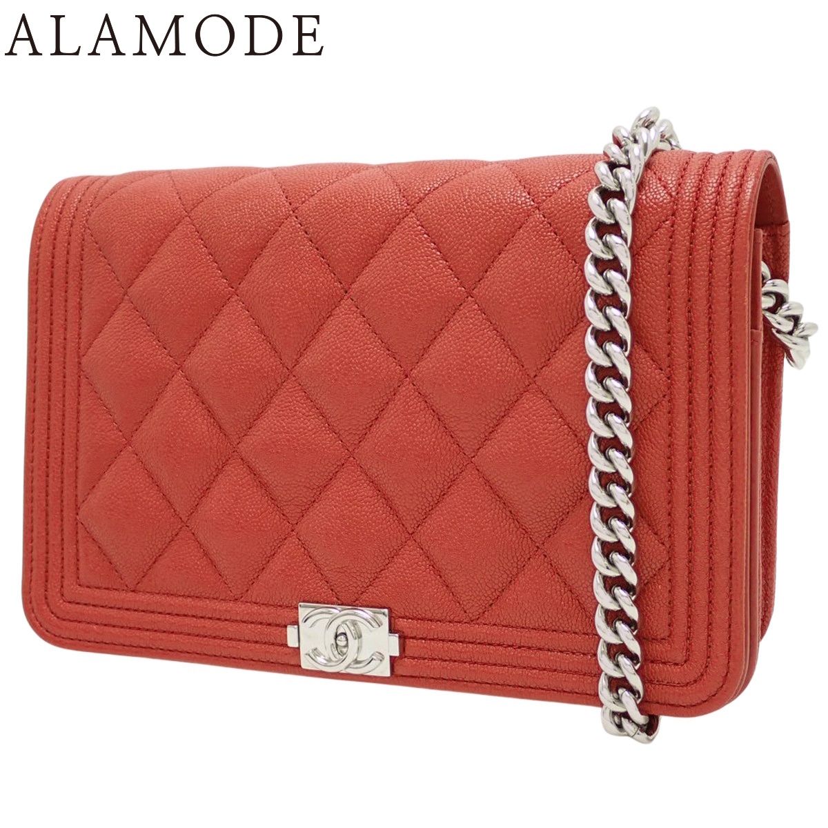 CHANEL(シャネル) ボーイシャネル ココマーク チェーンウォレット 
