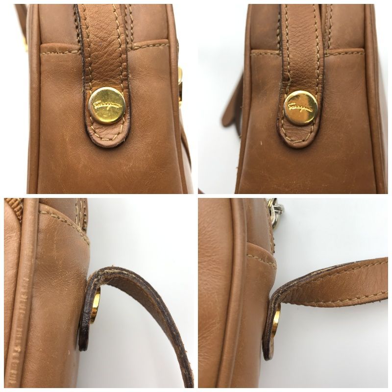 希少 Salvatore Ferragamo フェラガモ ショルダーバッグ ヴァラ