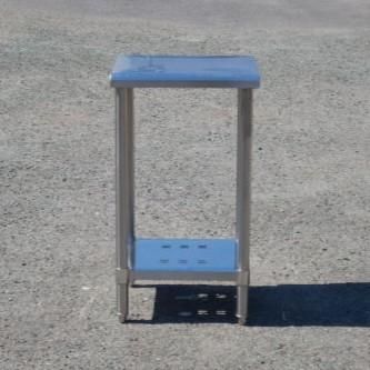 業務用 ステンレス 作業台 W450 D450 H800mm 厨房 W45D45H80cm パイプ脚