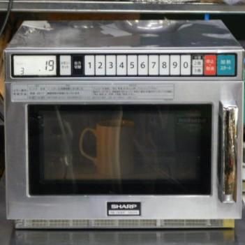 2 2020年製 シャープ 業務用 電子レンジ RE-7600P 単相200V ハイパワー出力1900W W420D480H337mm 20kg LED