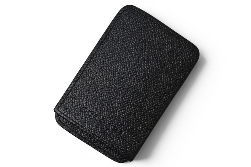 ブルガリ カードケース/名刺入れ メンズ グレインレザー ブラック BVLGARI 26242【中古】