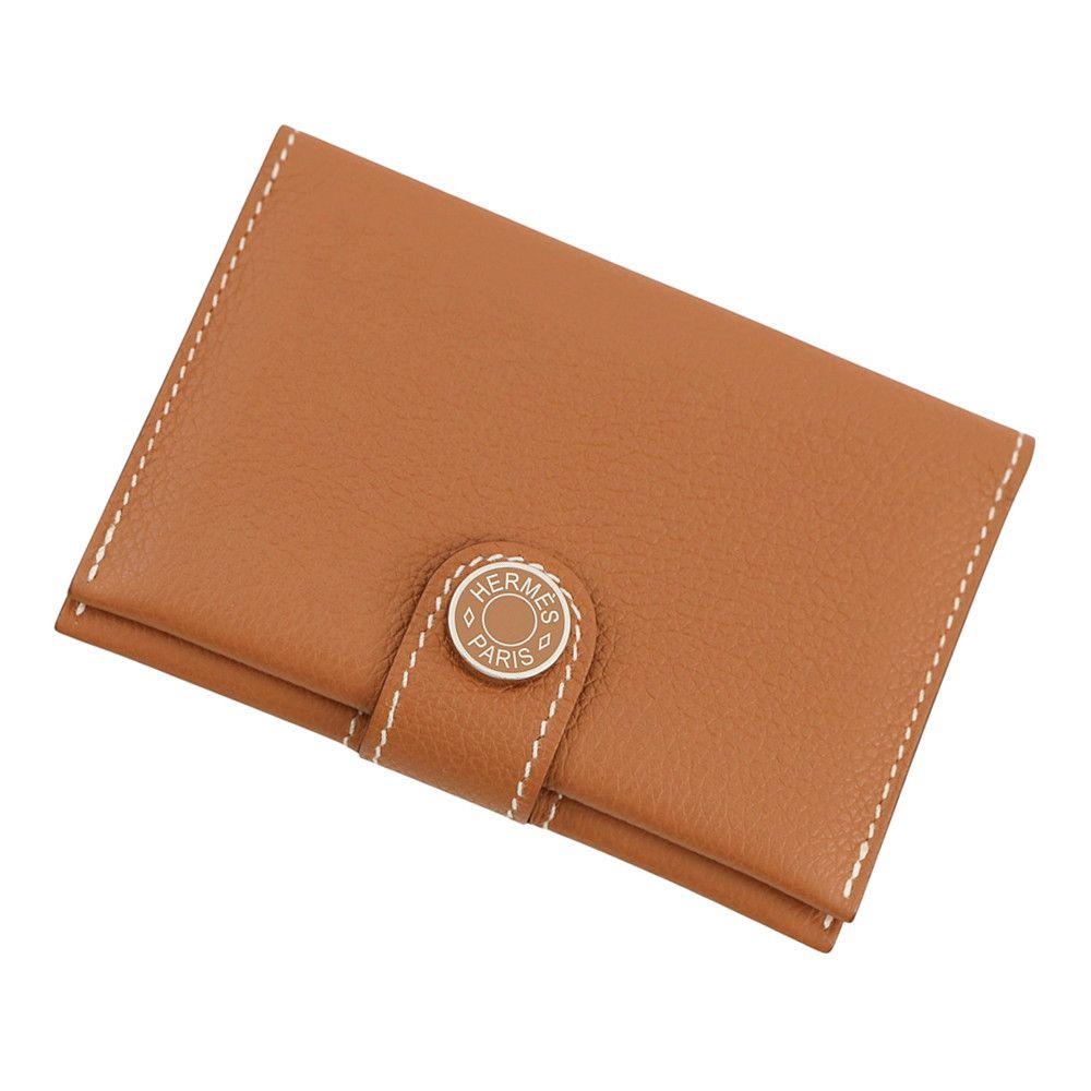 エルメス カードケース RMS ゴールド/シルバー金具 エバ―カラー K刻印 HERMES 名刺入れ