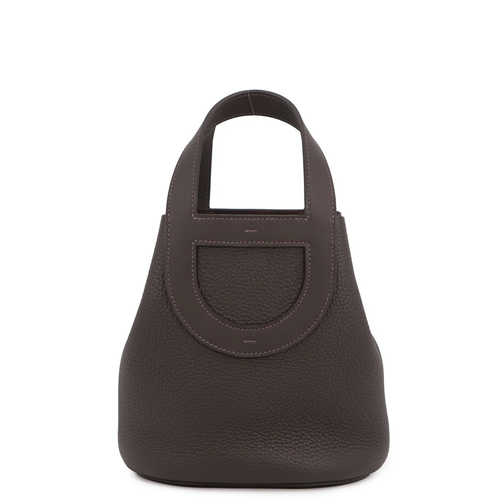 エルメス トートバッグ インザループ 18 ベブラン/シルバー金具 トリヨンクレマンス/スイフト G刻印 HERMES バイブルン