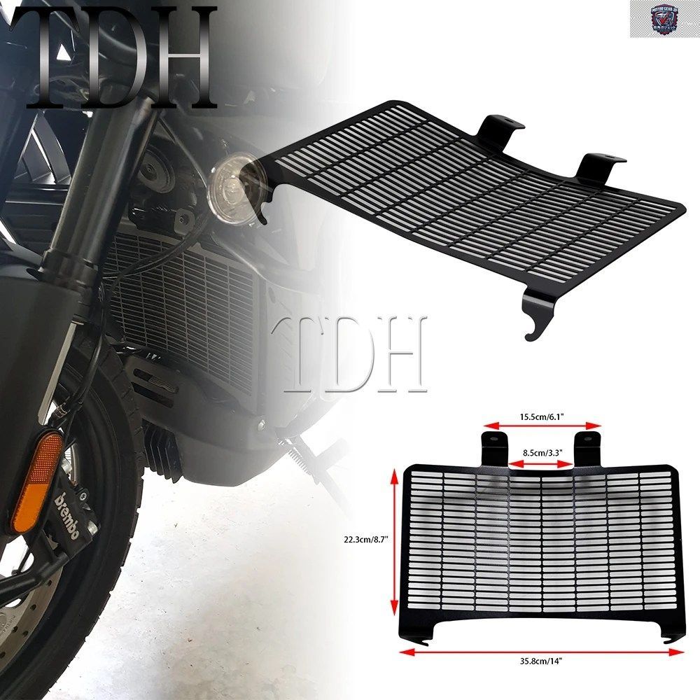 オートバイ用ラジエータークーラーグリルカバーガードプロテクションハーレーパンアメリカ1250S RA1250S PANAMERICA1250 2021-2026