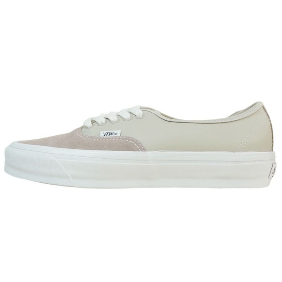 VANS スニーカーVANS ヴァンズ バンズLX AUTHENTIC 44【箱なし】オーセンティック 44SILVER ATMOSPHERE シルバーアトモスフィア銀 ピンク 淡色 2トーン 2TONE スエード メンズ スニーカー 靴
